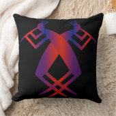 先住民アメリカ抽象芸術ココペリ クッション (ブランケット)