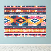 先住民アメリカ抽象芸術トリビュート18 キャンバスプリント (インサイチュ (ウッドフロア))