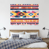 先住民アメリカ抽象芸術トリビュート18 キャンバスプリント (インサイチュ (寝室))