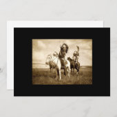 先住民アメリカ招待状 招待状 (正面/裏面)