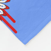 先住民アメリカ文化 – カチナツィアシンボル1 フリースブランケット (角)