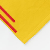 先住民アメリカ文化 – カチナツィアシンボル2 フリースブランケット (角)