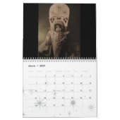 先住民アメリカ暦19世紀1800年代 カレンダー (3月 2027)