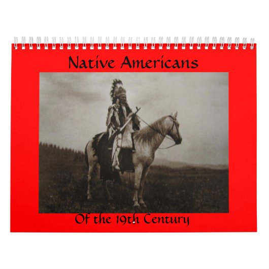 先住民アメリカ暦19世紀1800年代 カレンダー (カバー)