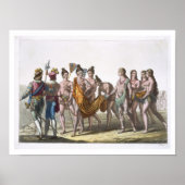 先住民アメリカ未亡人がPeのチーフにアプローチ ポスター (正面)