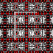 先住民アメリカ毛布の織り模様 ファブリック (タイル)