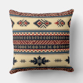 先住民アメリカ民族芸術部族パターンヴィンテージ クッション (裏面)