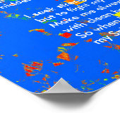 先住民アメリカ祈りの言葉 ポスター (角)