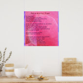 先住民アメリカ祈りの言葉 ポスター (キッチン)