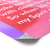 先住民アメリカ祈りの言葉 ポスター (角)