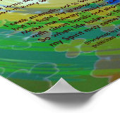 先住民アメリカ祈りの言葉 ポスター (角)