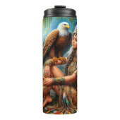 先住民アメリカ美しい、ガーディアン・イーグル、神秘的。 タンブラー (正面)