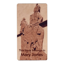 先住民アメリカ蔵書票 ラベル