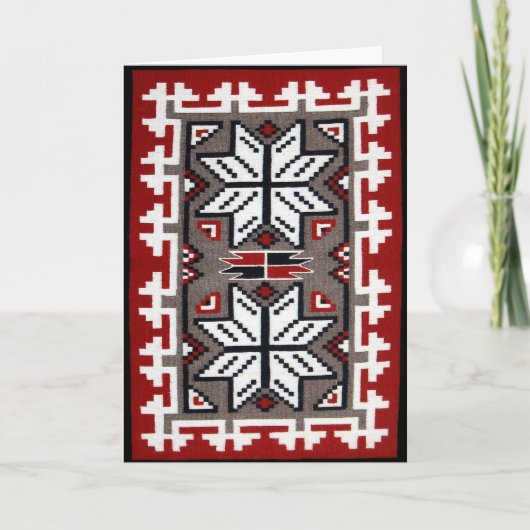 先住民アメリカ製織とファクトカード カード (正面)