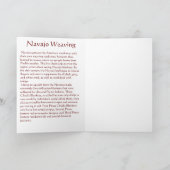 先住民アメリカ製織とファクトカード カード (内部)