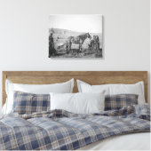 先住民アメリカ西部カナダのクレー族, c.1 キャンバスプリント (インサイチュ (寝室))