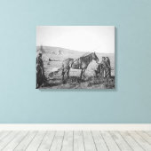 先住民アメリカ西部カナダのクレー族, c.1 キャンバスプリント (インサイチュ (ウッドフロア))