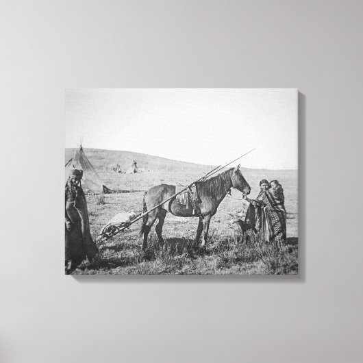 先住民アメリカ西部カナダのクレー族, c.1 キャンバスプリント (正面)