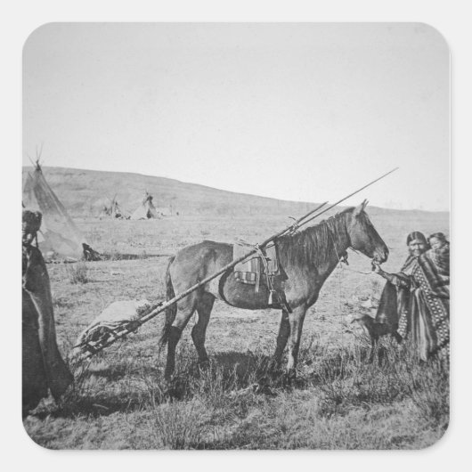 先住民アメリカ西部カナダのクレー族, c.1 スクエアシール (正面)