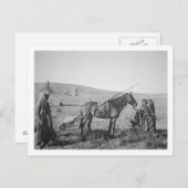 先住民アメリカ西部カナダのクレー族, c.1 ポストカード (正面/裏面)