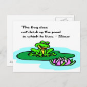 先住民アメリカ諺 ポストカード (正面/裏面)