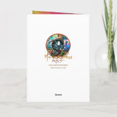 先住民アメリカ踊りオオカミ カード (裏面)