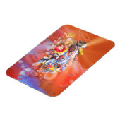 先住民アメリカ踊りオオカミ マグネット (左側)