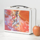 先住民アメリカ踊りオオカミ メタルランチボックス (インサイチュ)