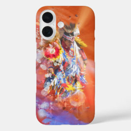 先住民アメリカ踊りオオカミ iPhone 16ケース
