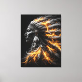 先住民アメリカ長官 キャンバスプリント (正面)