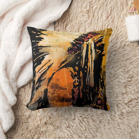 先住民アメリカ長官 クッション (ブランケット)