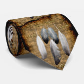 先住民アメリカ5羽ウィズタイ ネクタイ (ロール)