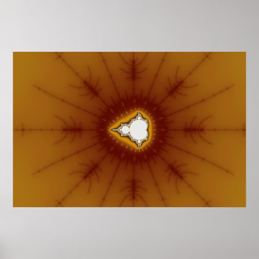 先住民アメリカ – フラクタル ポスター (正面)