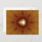 先住民アメリカ – フラクタル ポストカード (正面/裏面)