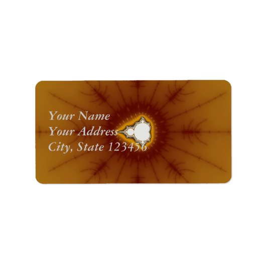 先住民アメリカ – フラクタル ラベル (正面)