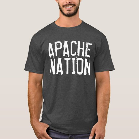 先住民アメリカTシャツ、APACHE NATION Tシャツ (正面)