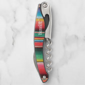 先住民アメリストライプのカパーソナライズされた人 ソムリエナイフ (裏面)