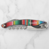 先住民アメリストライプのカパーソナライズされた人 ソムリエナイフ (裏面)