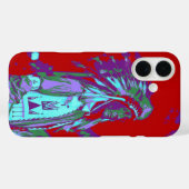 先住民アメリポップ・アートのカ美術 Case-Mate iPhoneケース (裏面 (横))