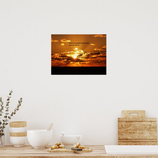 先住民アメリ感動的カ引用文 ポスター (キッチン)