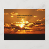 先住民アメリ感動的カ引用文 ポストカード (正面)