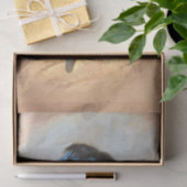 先住民アメリ絵画カの白プルーム 薄葉紙 (ギフト)