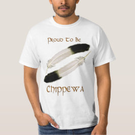 先住民アメリ誇りを持ったカ「TO BE CHIPPEWA」シリーズ Tシャツ