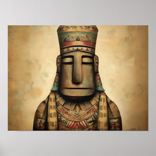 先住民アメ絵画リカの ポスター (正面)