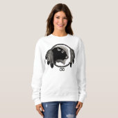 先住民アートスウェットシャツトライバルスピリットアニマルシャツ スウェットシャツ (正面フル)