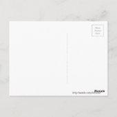 先住民アートスタイル金巻き葉書 ポストカード (裏面)