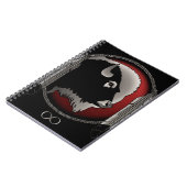 先住民アートノートスピリチュアルアニマルメティジャーナル ノートブック (左側)