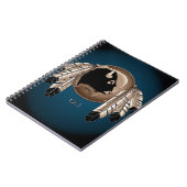 先住民アートノートスピリチュアルアニマルメティスブック ノートブック (左側)