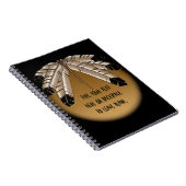 先住民アートノートトライバルスピリチュアルアニマルジャーナ ノートブック (右側)