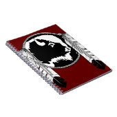 先住民アートノートトライバルスピリチュアルアニマルジャーナ ノートブック (右側)